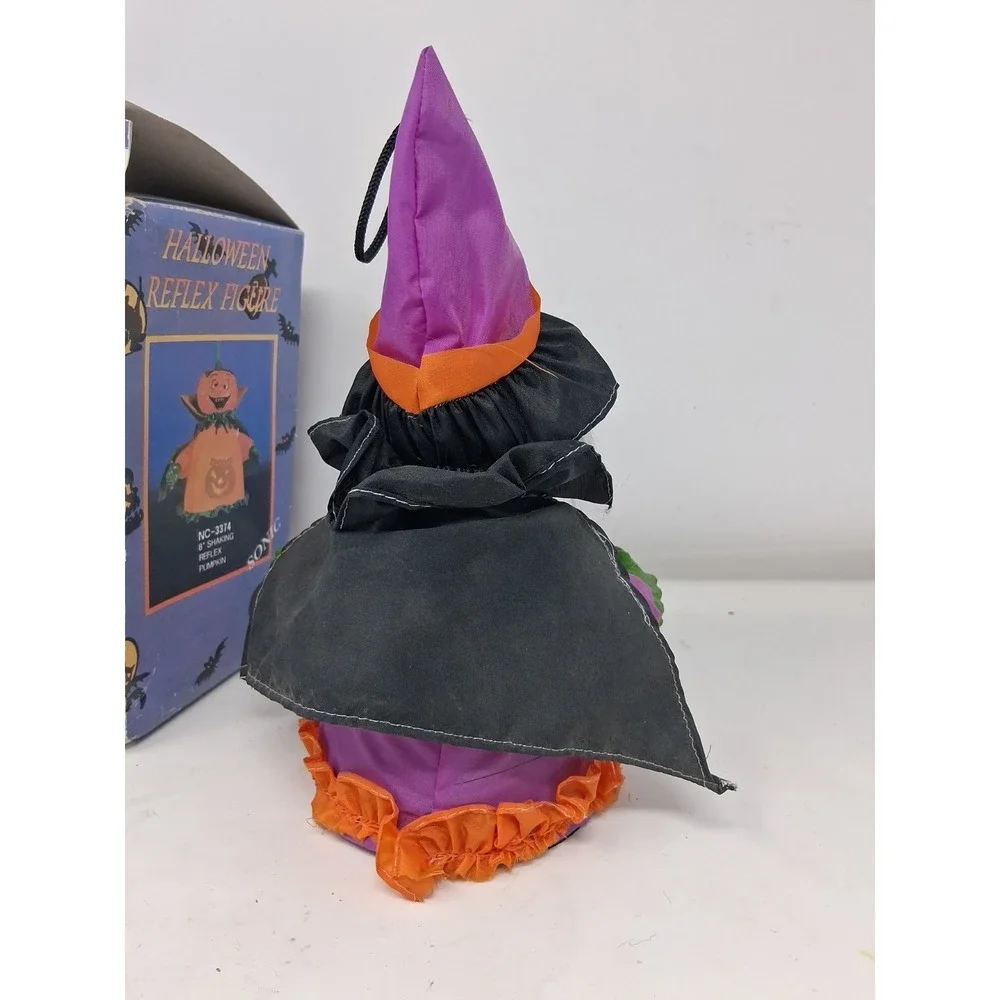 Vintage Animated Shaking Reflex Witch Haloween Prop Lights Up&Sounds No Twitch Z
